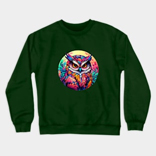 Ornamental Owl Crewneck Sweatshirt